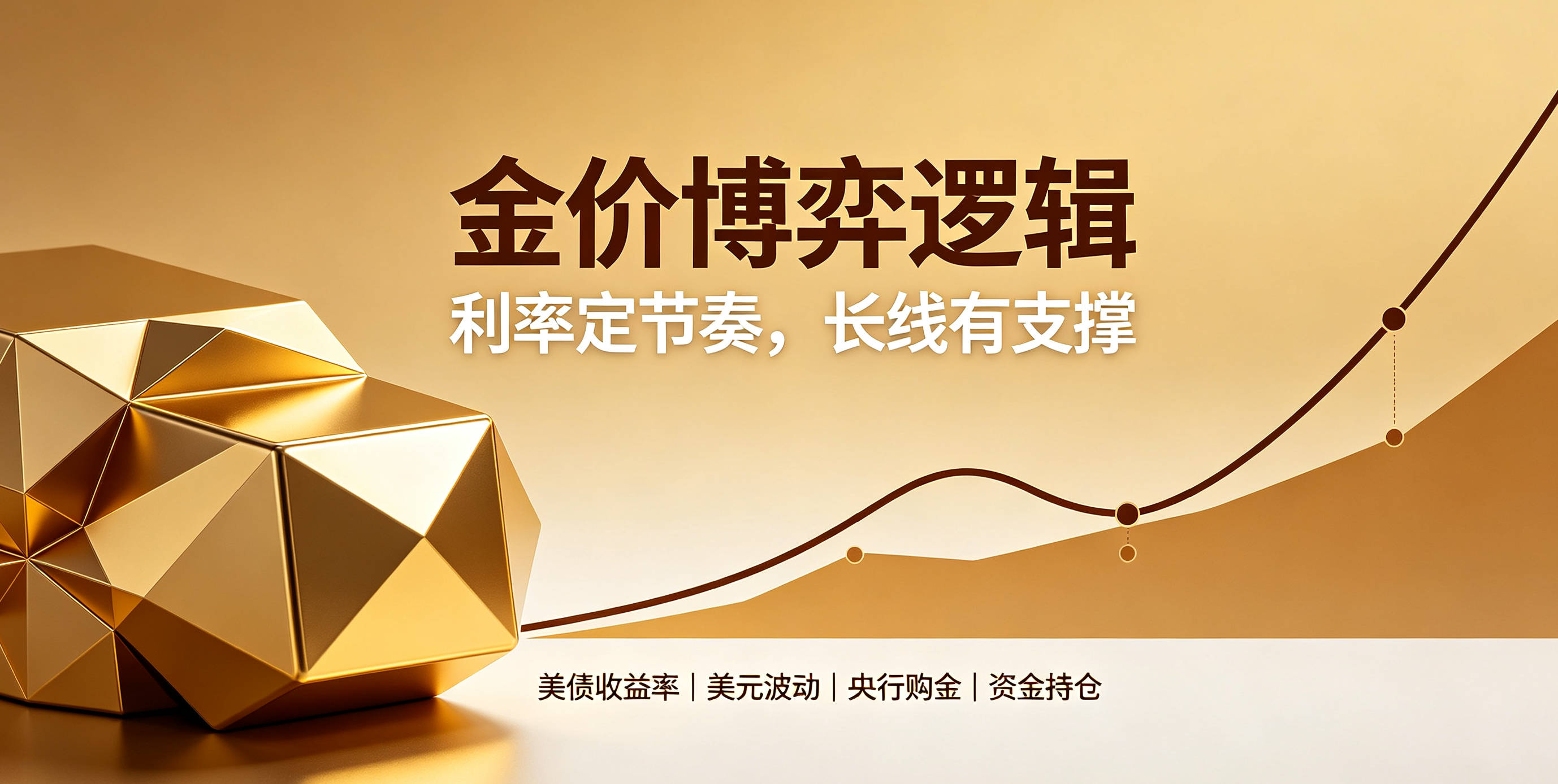 金价博弈逻辑：利率定节奏，长线有支撑