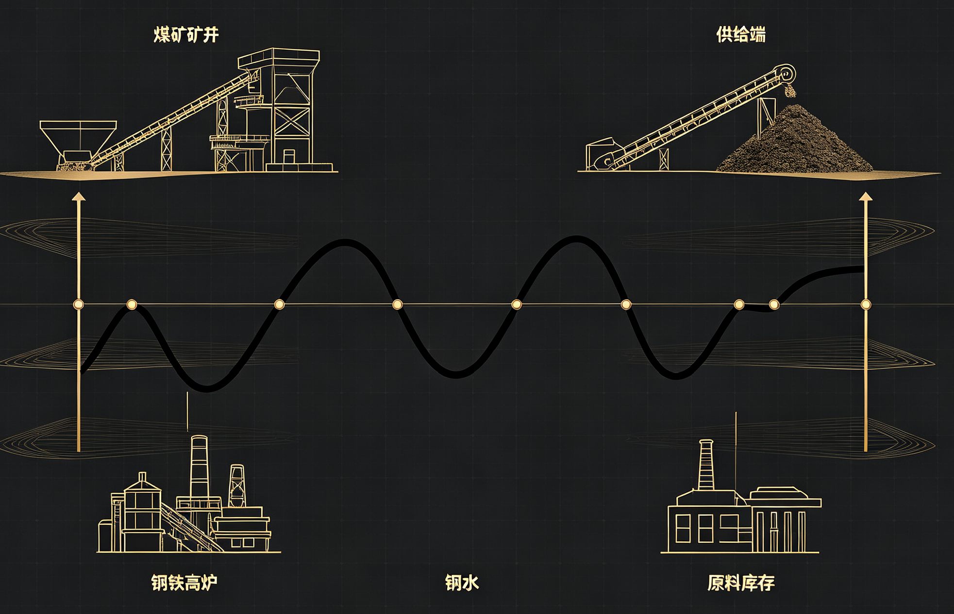 焦煤供需博弈加剧,盘面维持区间震荡示意图 焦煤供需博弈加剧,盘面维持区间震荡示意图